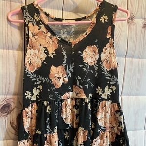 3 tiered baby doll top